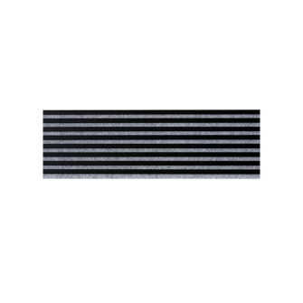 Wooden wall panel 2700 x 400mm (Grey - Matte black)